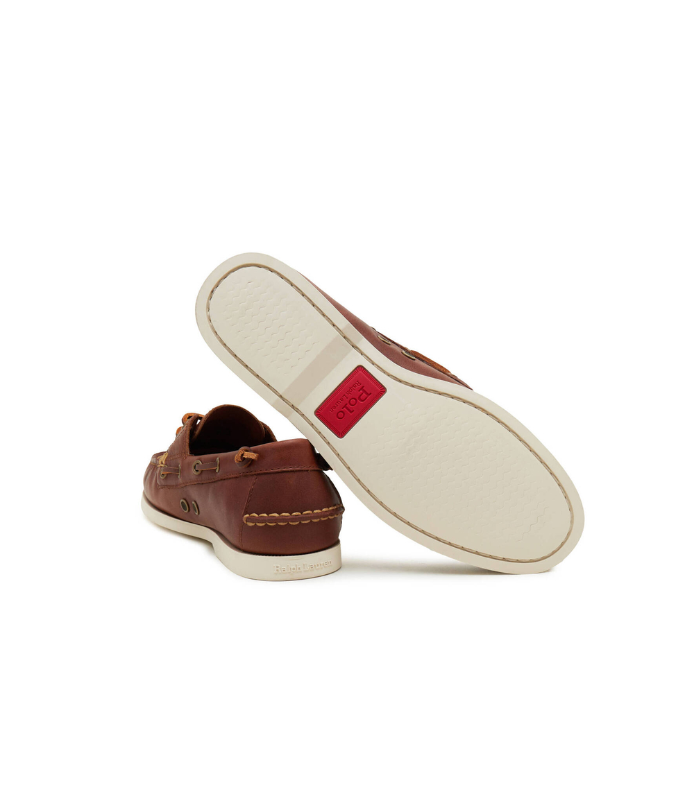 Кожаные мокасины merton POLO RALPH LAUREN - каштановый(803932996)