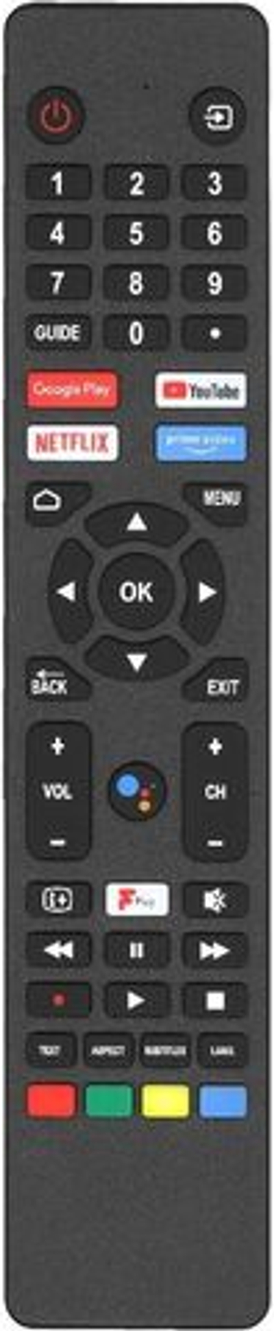 Пульт RM-C3250 для телевизоров JVC SMART TV с голосовой функцией