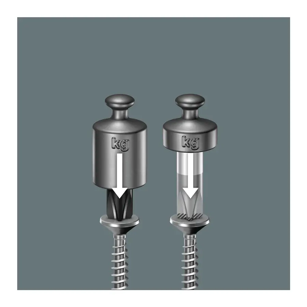 Крестовая отвёртка PZ1х80 мм WERA 05009310001