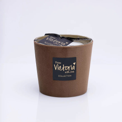nan Свеча ароматическая Velvet light brown Victoria with Love Коричневый