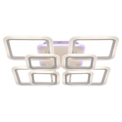 Светильник потолочный светодиодный Rivoli Iana 6202-702 155 Вт LED RGB 3000К-6000К модерн с пультом белый | Rivoli