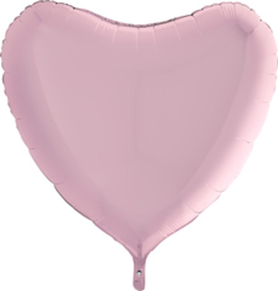 G Шар 36" / 91 см сердце розовый Pink (БГ-150)