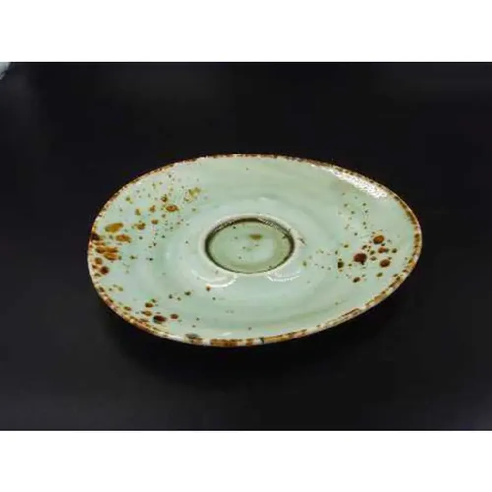 Блюдце 17*15 см кофейное для чашки арт. 71047031 Organica Green P.L. Proff Cuisine [6]