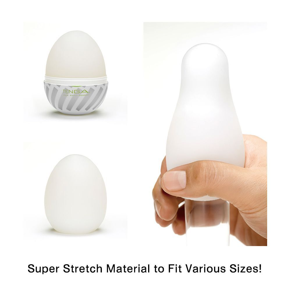Мастурбатор-яйцо EGG Brush (Цвет: молочный)