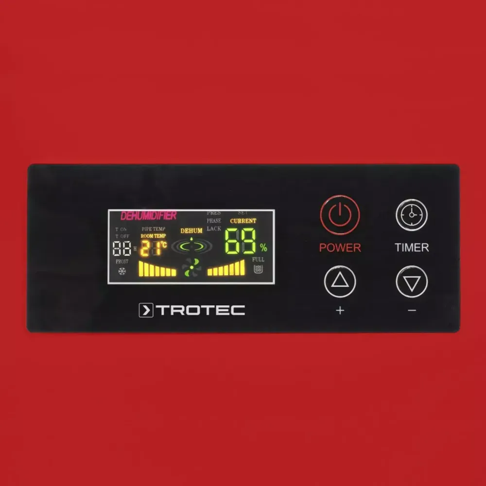 Осушитель воздуха TROTEC TTK 166 ECO мобильный - [до 52 л. за сутки / для S≈90 м²]