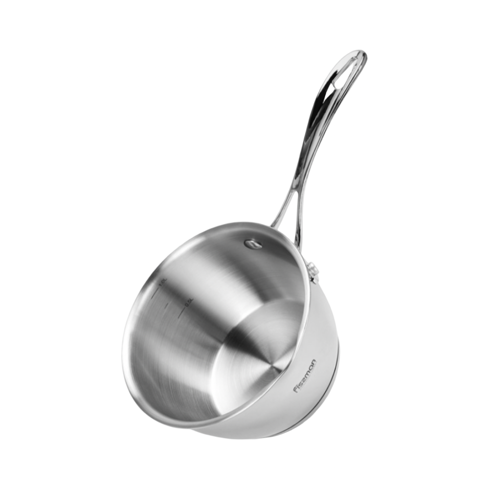 FISSMAN Ковш FELICE 14x7см / 1,0л без крышки (нерж.сталь) Арт.5327