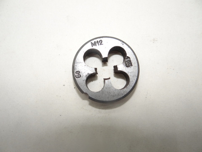 Плашка М12х1,25 6е d=38мм