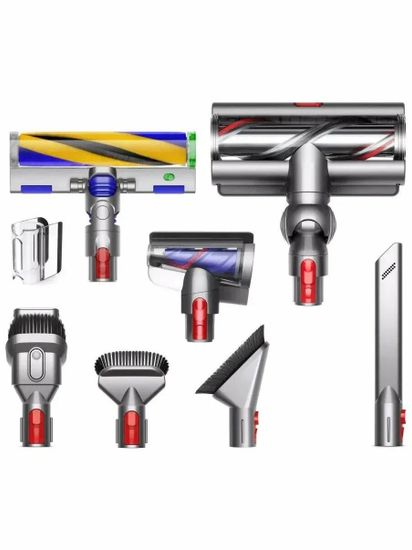 Вертикальный беспроводной пылесос Dyson V15 Detect Absolute Total Clean SV47 (Nickel / Black)