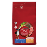 Сухой корм Purina ONE для взрослых собак средних и крупных пород курица рис 3,8 кг