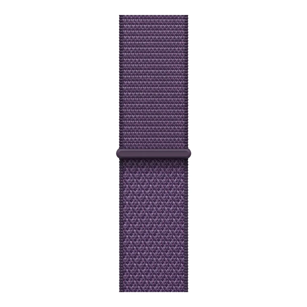Умные часы Apple Watch Series 11 GPS, 42mm, Jet Black Aluminium Case with Purple Fog Sport Loop
