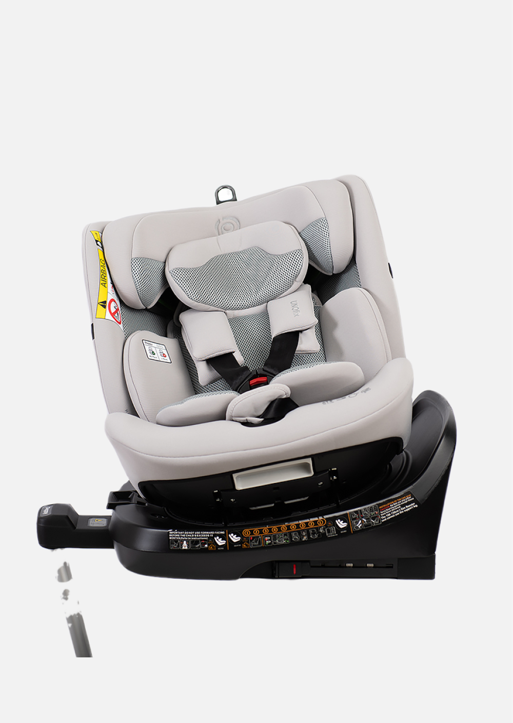 Peppy Автокресло UNOfix grey серый 0-36