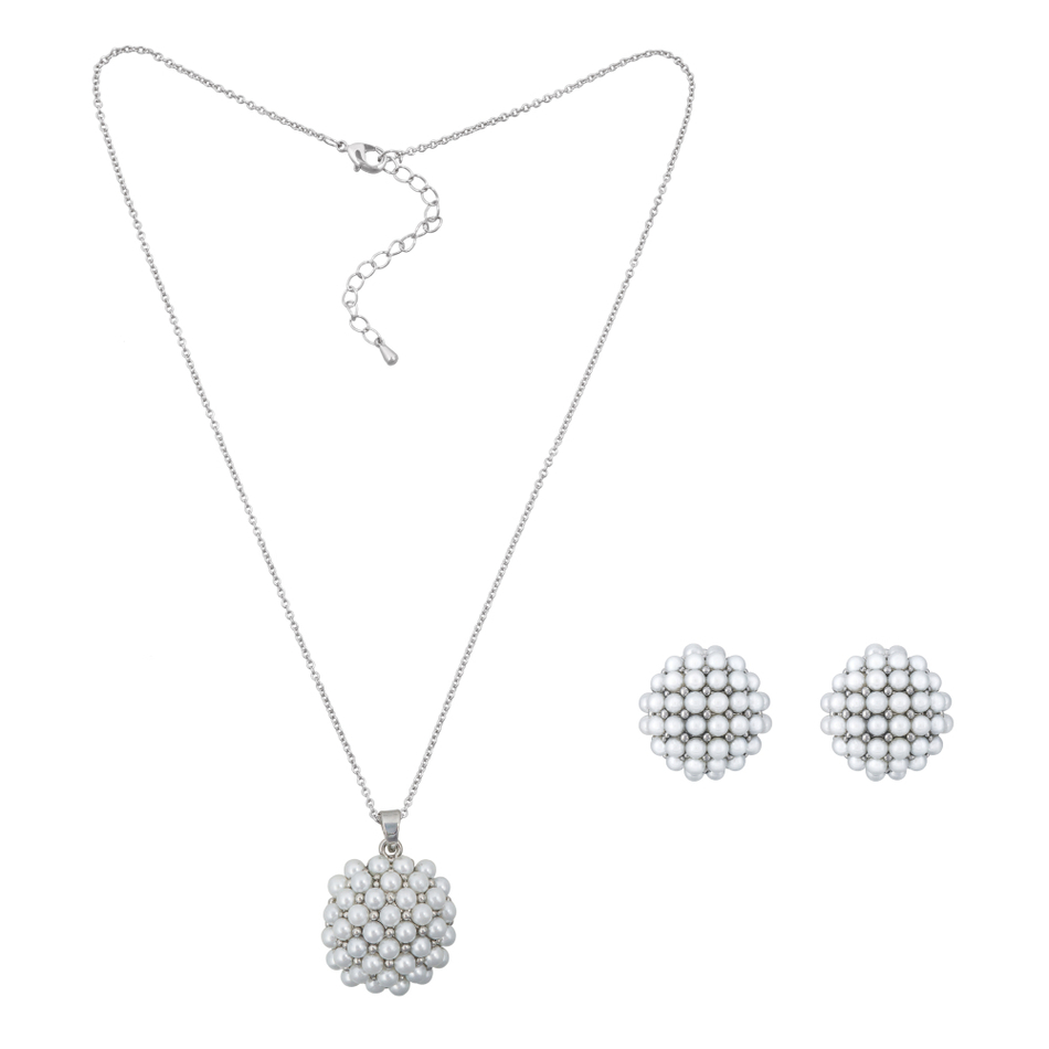 Комплект Fiore Luna, колье и серьги SG208407E-001 S