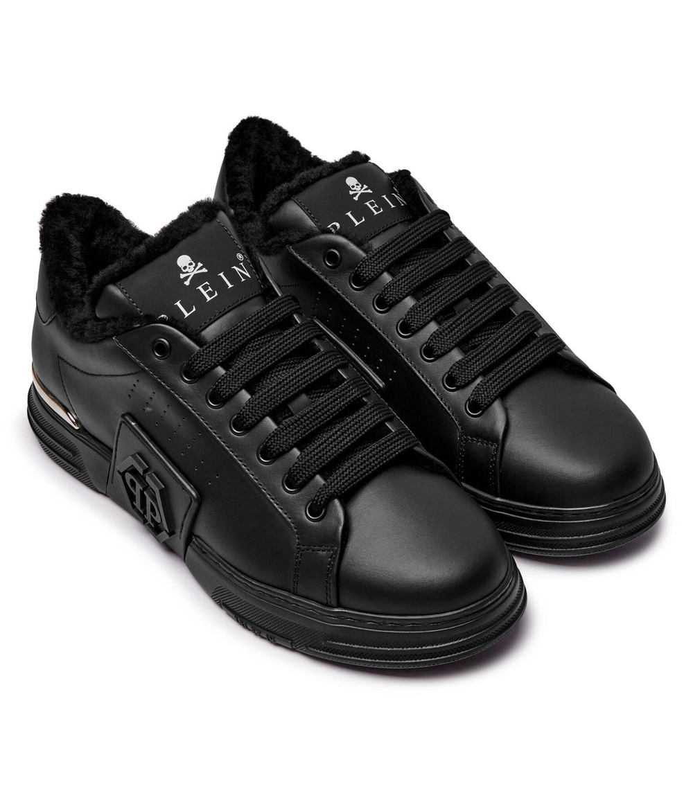 Кожаные кроссовки Philipp Plein - черный(USC0691 PLE075N)