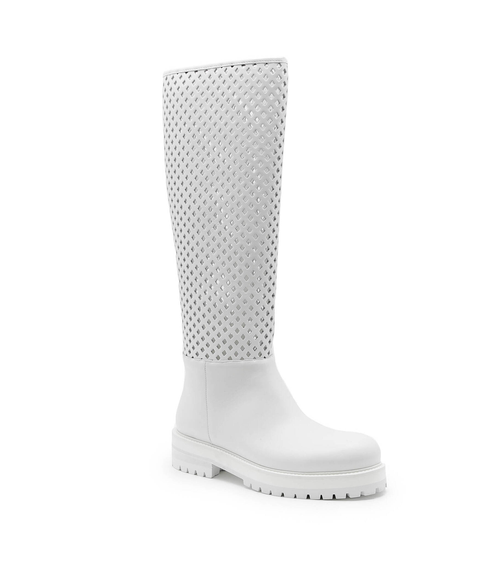 Офицерские сапоги DONDUP - made in Italy - белый(WS248 PL0256D XXX)