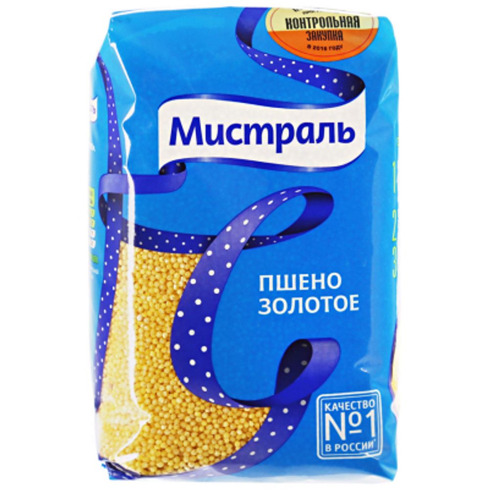 1316                Пшено Мистраль Золотое 900г
