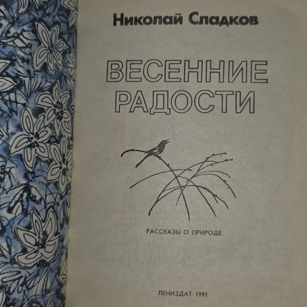 Весенние радости. Сладков Николай Иванович