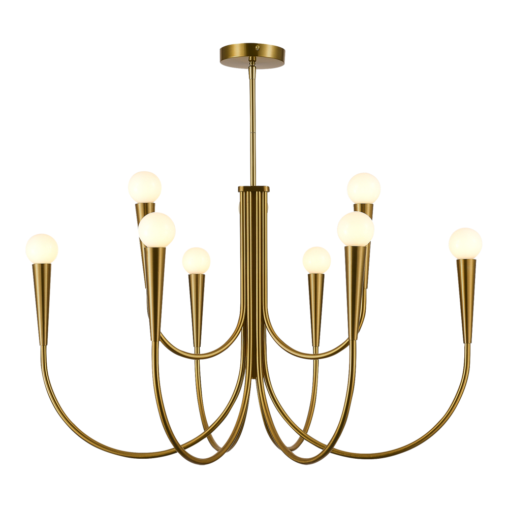 Светильник подвесной ST-Luce Латунь 9*60W DUTCHESS sl1243.303.09