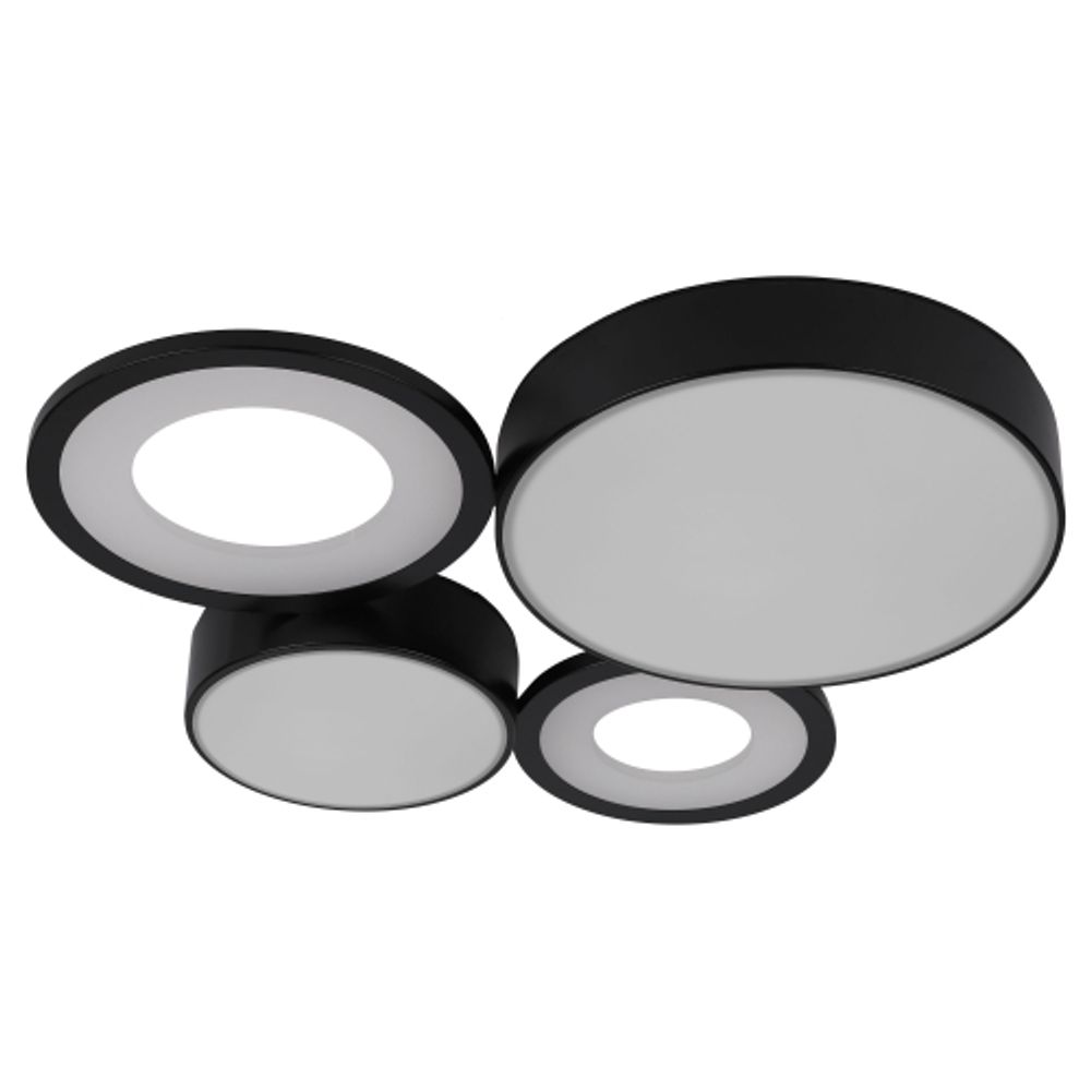 Светильник потолочный светодиодный Rivoli Aliona 6161-701 LED 87 Вт 3000 - 6000 К с пультом | Интерьерные светодиодные светильники
