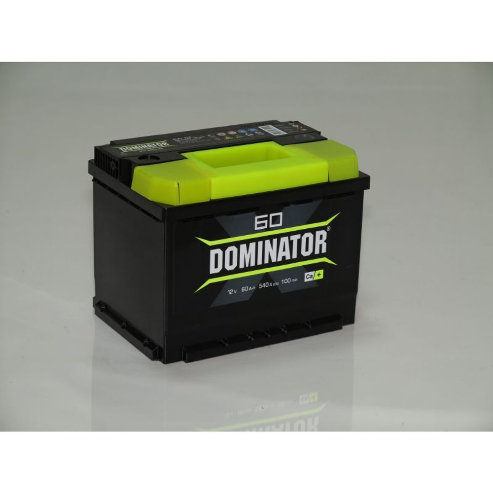 Аккумулятор 6СТ-60 А.ч., о.п.,LR+ Dominator