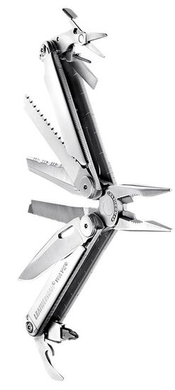 Мультитул-инструмент Leatherman Wave (кожа, подар. упак.) 830082