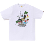 A Bathing Ape Japan Culture Tee белый