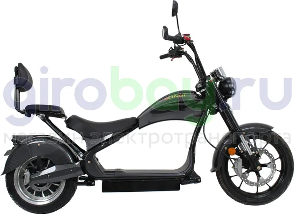Электроскутер IKINGI HARLEY CHOPPER 4000W (60V/30Ah) - Чёрный фото №8