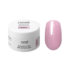 Гель светоотражающий BUILDER UV GEL REFLECTIVE NUDE,RuNail 15г №9652