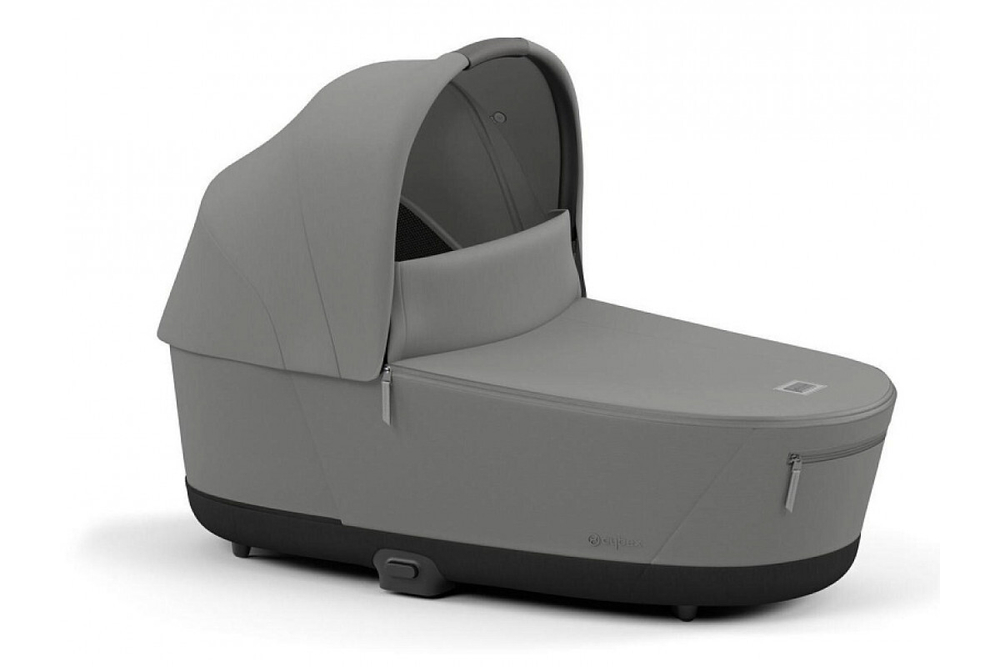 Коляска 2 в 1 Cybex Priam IV Mirage Grey, шасси Matt Black