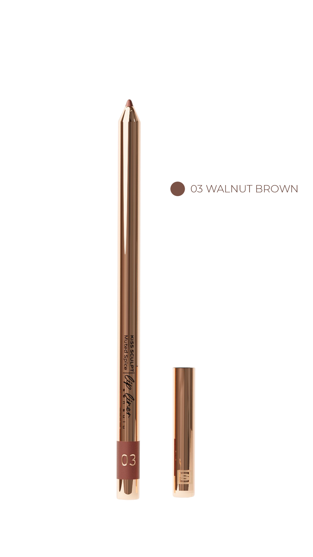 Карандаш для губ SenSulu Lip Liner 03 Walnut Brown
