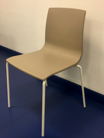 Стул пластиковый Scab Design Alice, лен, тортора