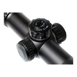 Прицел March-FX 4,5-28x52 FML-TR1 FFP 34мм - крупный план барабанчиков