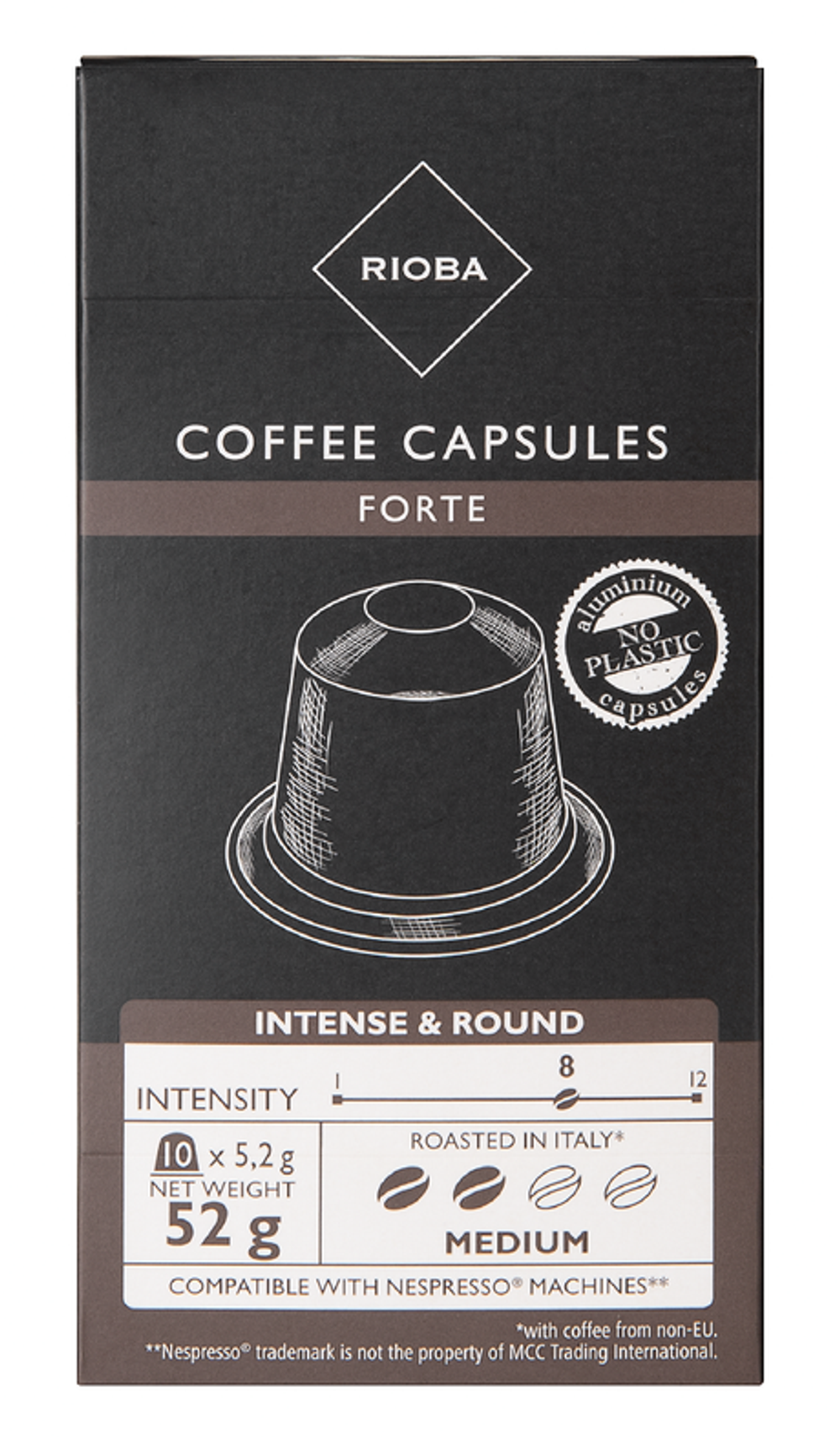 10ШТX5,2Г КОФЕ RIOBA NESPRESSO FORTE КАПСУЛЫ