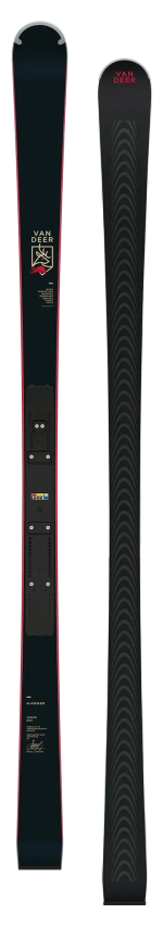 VAN DEER экспертный спортцех H-POWER R-19 182 см black w/ R22 без креплений/ с креплениями SPX 15/ с креплениями SPX 12