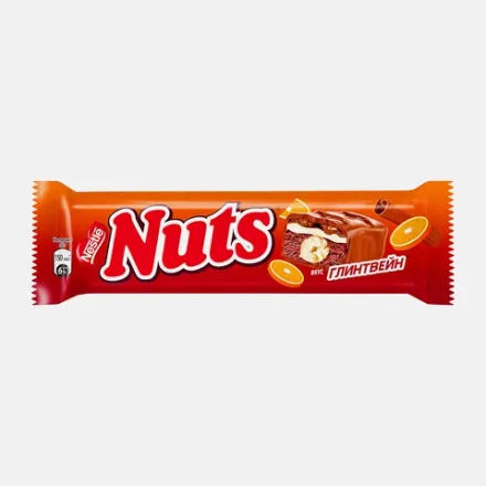 Батончик шоколадный с фундуком вкус глинтвейна Nuts Duo 60г
