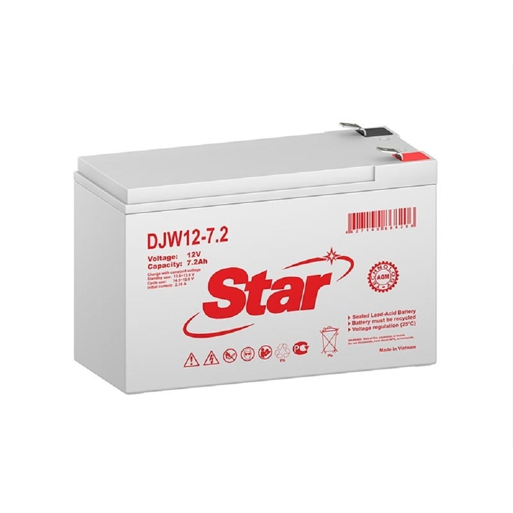 Аккумулятор STAR Батарея DJW12-7.2 (12V/7.2Ah)