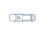 Гайка шестигранная стопорная VH UNF 1.1/16