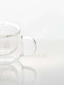 чашка с крышкой стеклянная