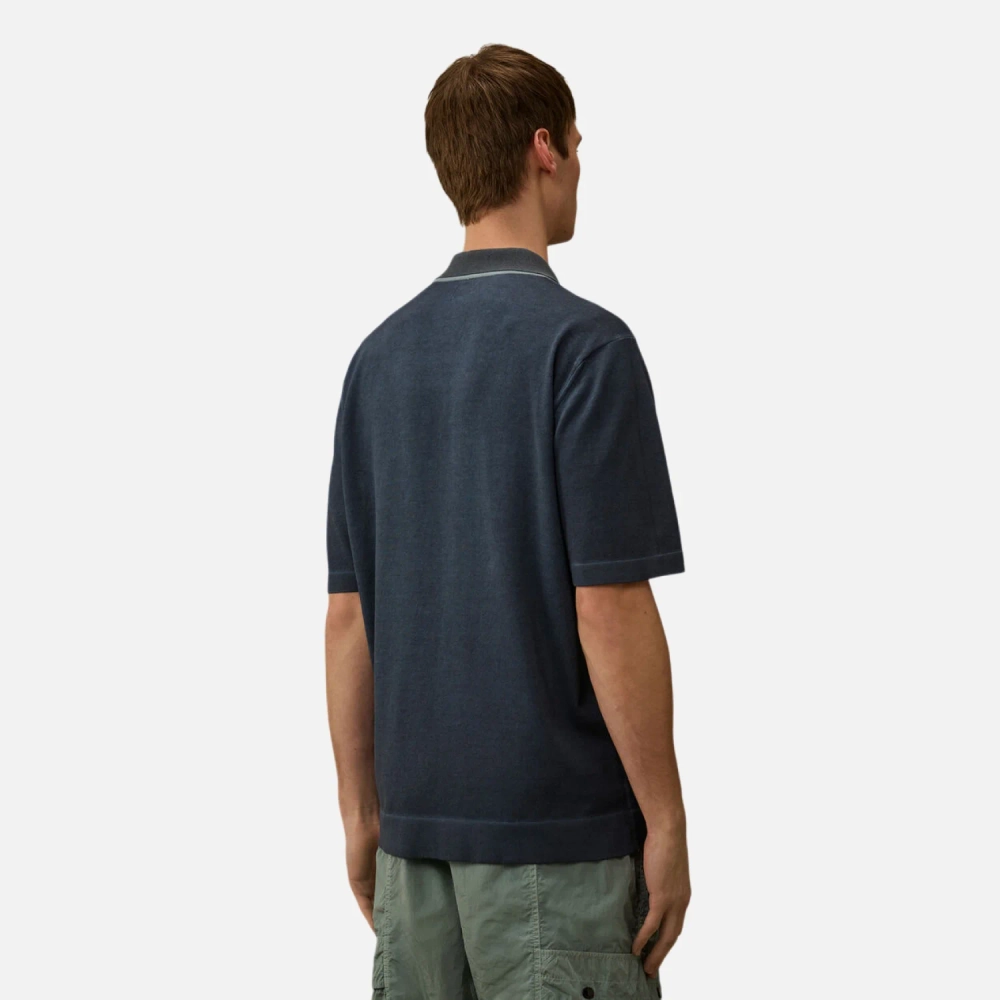 Поло C.P. Company Crepe Double Dyed