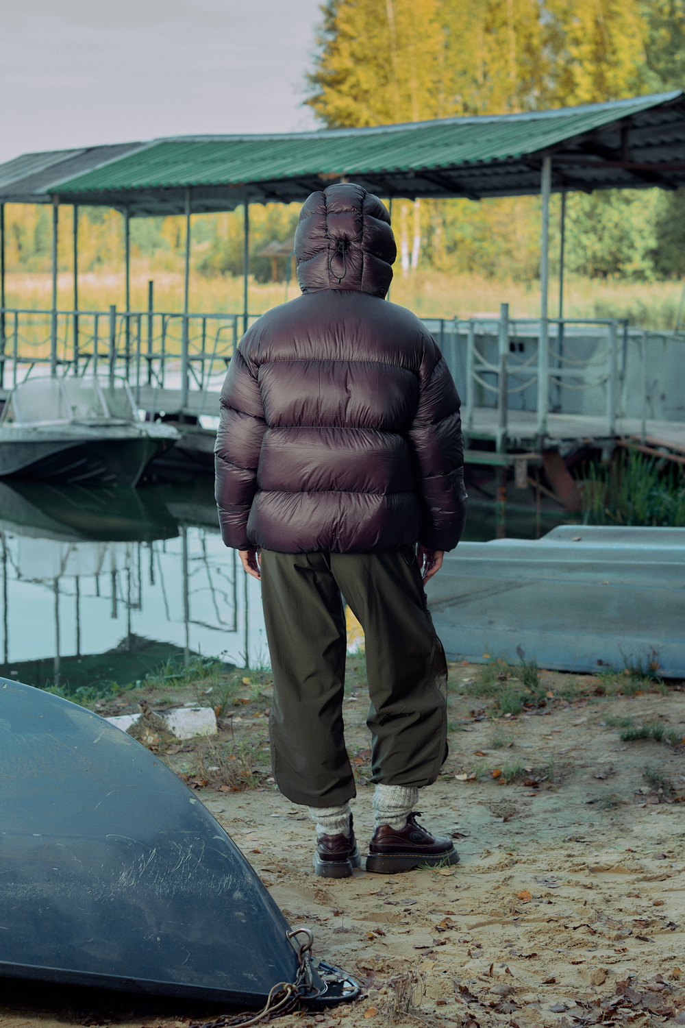 Пуховик Called a Garment Puffer Fish Down Jacket "Midnight Black"
