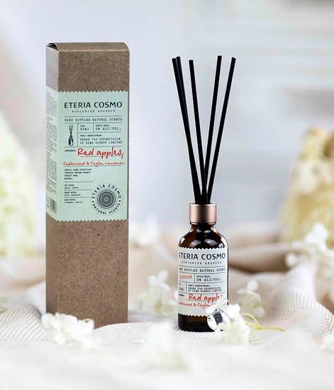 Яблочный пирог корица и кедр, диффузор c палочками, Eteria cosmo