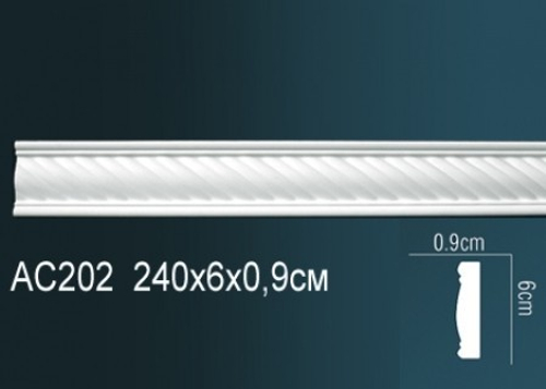 Молдинг гибкий AC202