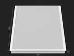 Светильник LED Ecophon (для потолка Экофон) кромка-Dg 1200х600 70Вт 3000К опал IP40 DR