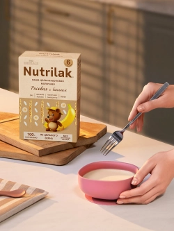 Каша молочная Nutrilak Premium Procereals рисовая банан 200г с 6месяцев