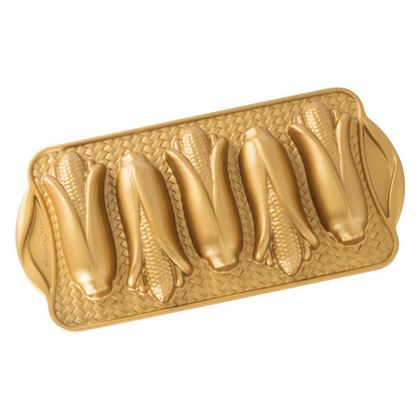 Форма для выпечки 6 кексов 3D 36х18см Nordic Ware Кукуруза