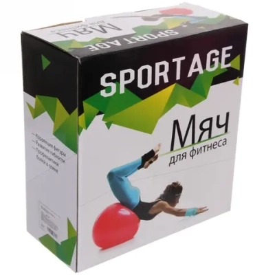 Фитбол Sportage 75 см массажный 1000гр, фиолетовый