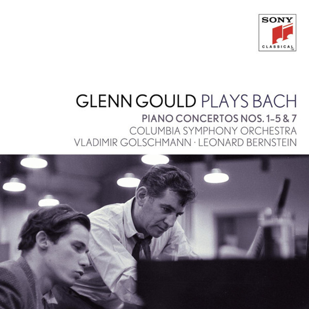 Glenn Gould, Johann Sebastian Bach, Columbia Symphony Orchestra, Vladimir Golschmann, Leonard Bernstein — Piano Concertos Nos. 1-5 & 7 (CD)
