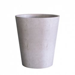 Кашпо CRATER CONCRETE WHITE D60 H90