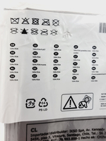 штора для ванной IKEA LUDDHAGTORN, серая, 180х200 см (Из Финляндии)