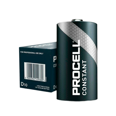 DURACELL PROCELL CONSTANT D BOX10 батарейка щелочная