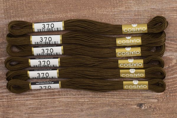 Мулине Lecien Cosmo, цв. 0370 / 6 мот. по 8 метров, в 6 сложений